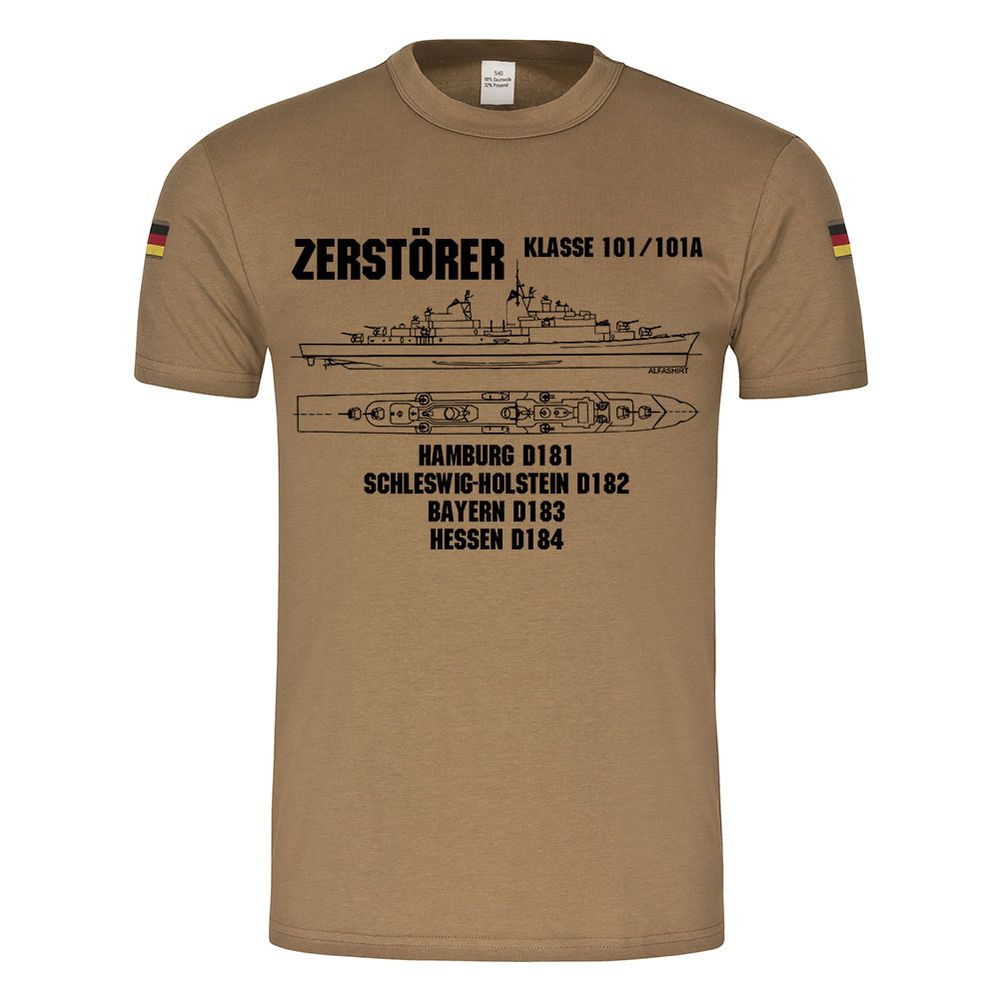 BW Tropen Zerstörer Klasse 101-101A Marine Bundesmarine Bundeswehr Schiff #24834