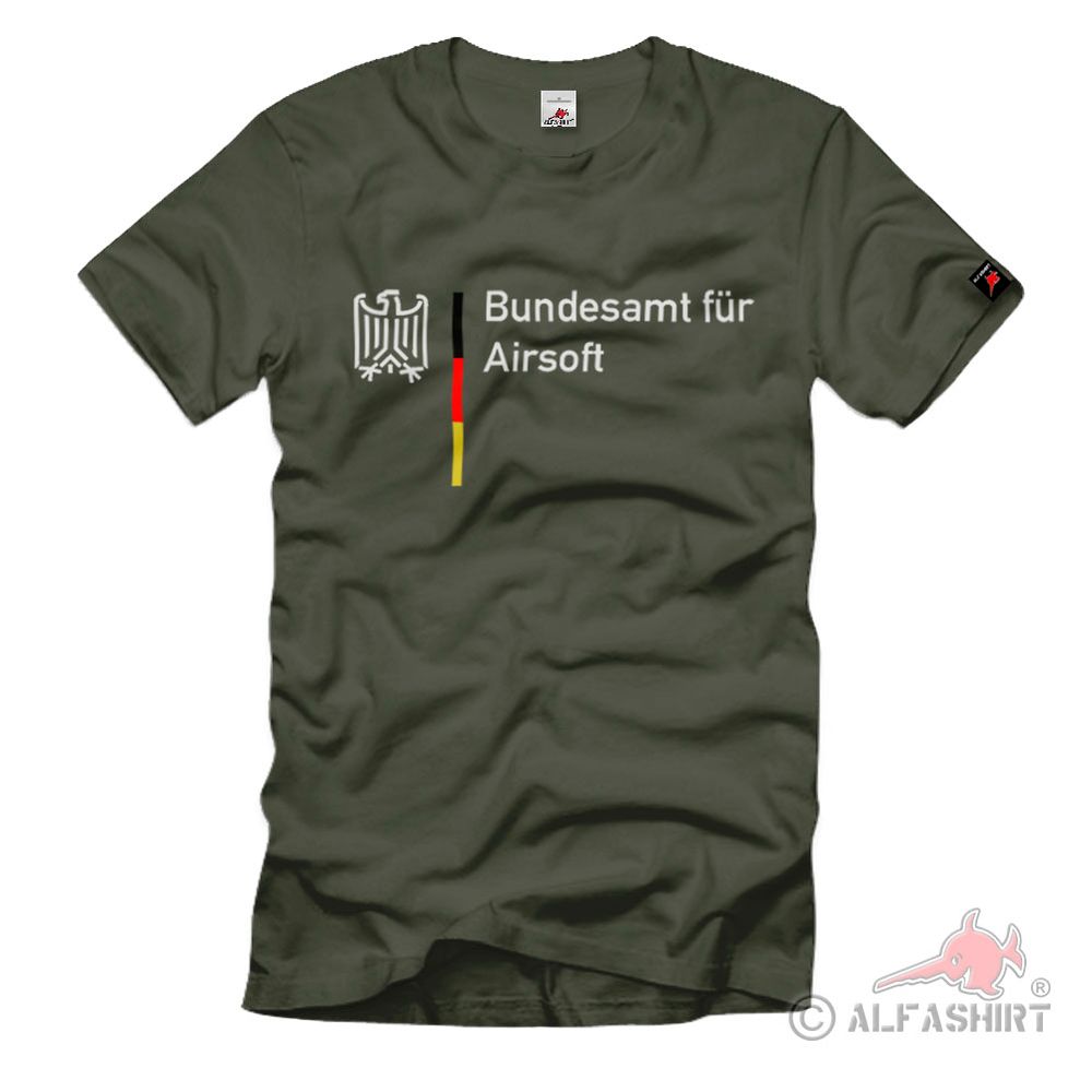 Bundesamt für Airsoft Team-Sport Waffe Sniper legal Gesetz Fun Gun T-Shirt#37540
