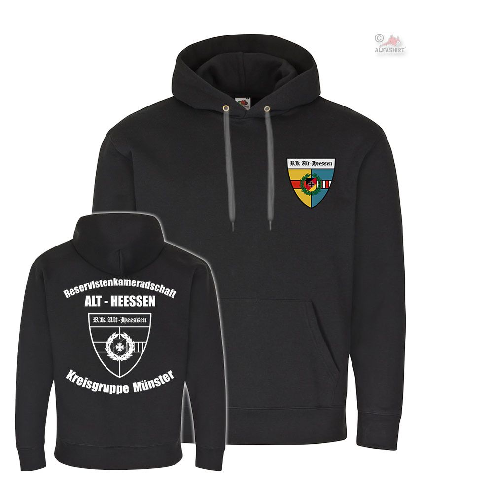 RK Alt - Heessen Reservisten Kameradschaft Bundeswehr Hoodie #23453