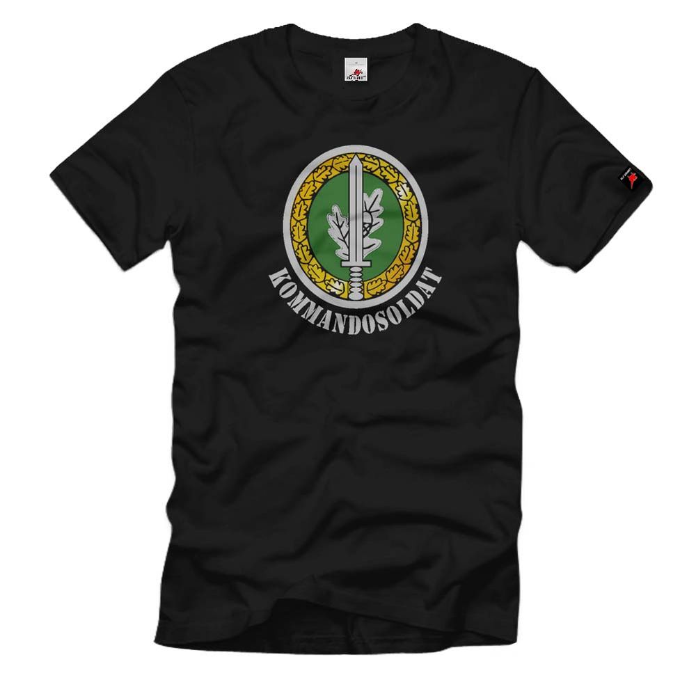 Command soldier Ksk badge unit special unit soldier. T-shirt # 386