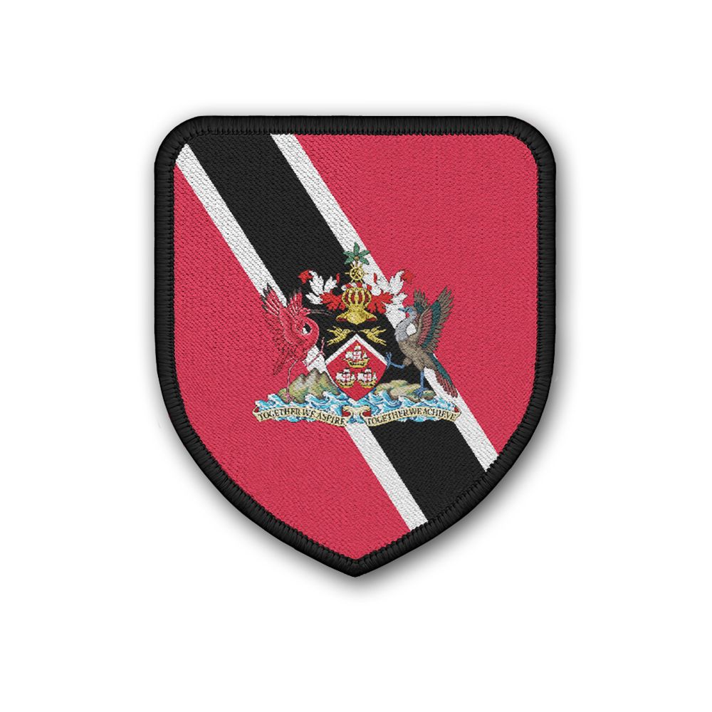 Patch Flagge von Trinidad und Tobago Wappen Aufnäher Flagge Fahne Land #21451