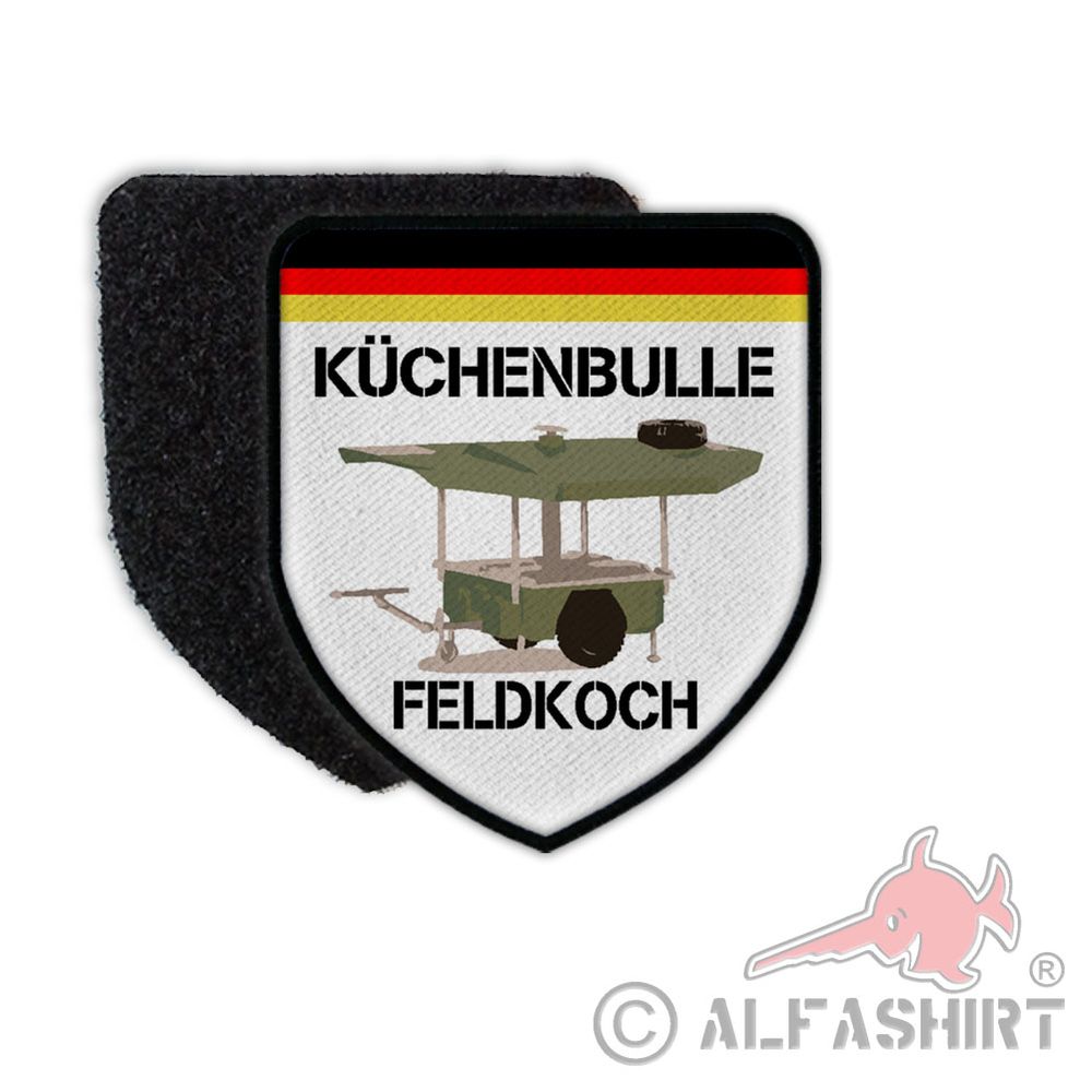Patch Küchenbulle Feldkoch Feldküche BW Gulasch-Kanone Reservist #31838