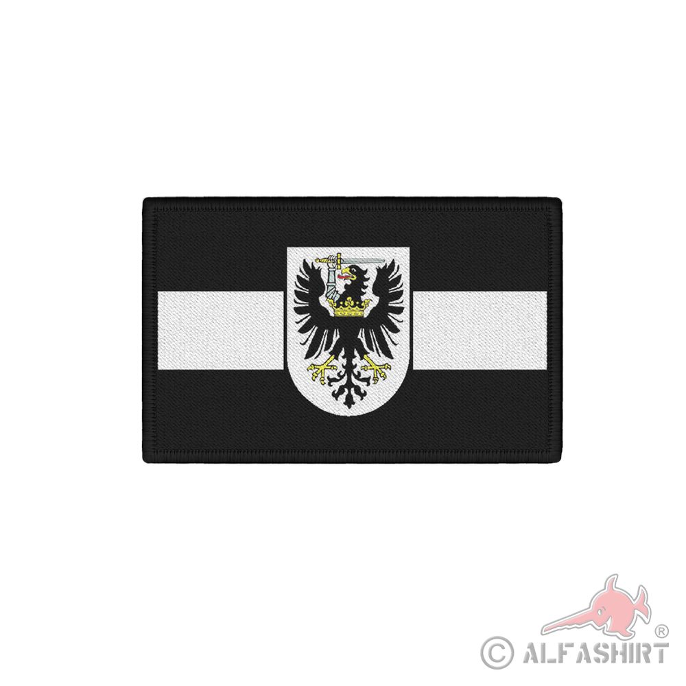 Patch West Prussia Flag Coat of Arms Velcro Uniform Heimatliebe Badge Eagle # 37788