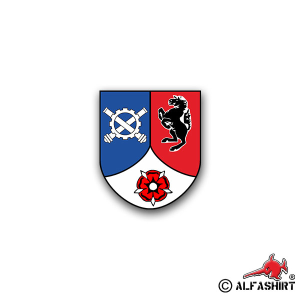 Aufkleber/Sticker InstBtl 71 Instandsetzungs Bataillon Heer Barbara 7x6cm A1320