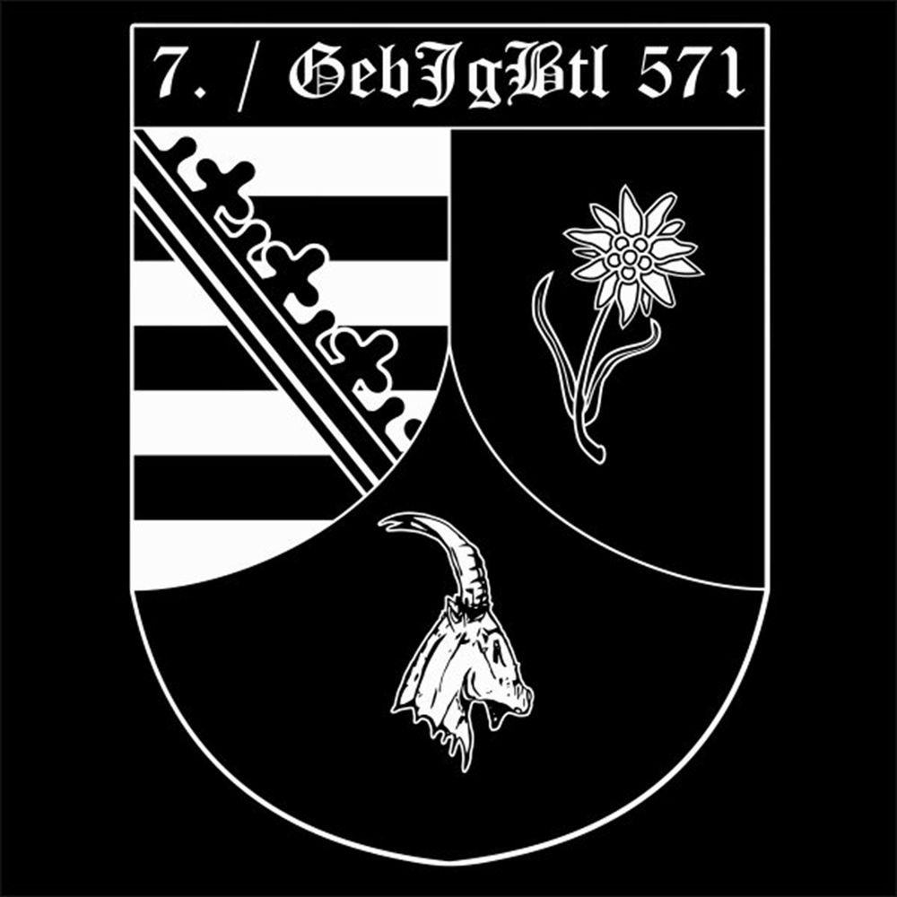 Sticker Aufkleber 7te GebJgBtl 571 Gebirgsjägerbataillon jäger 10x15cm #A074