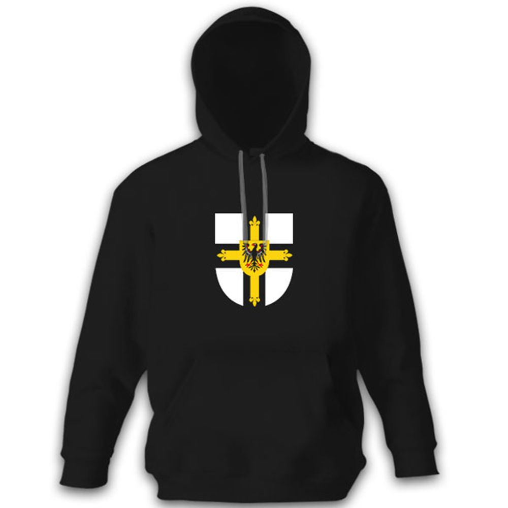 Deutscher Orden Kreuz Adler Ritterorden Wappen Abzeichen Kapuzenpullover #8576