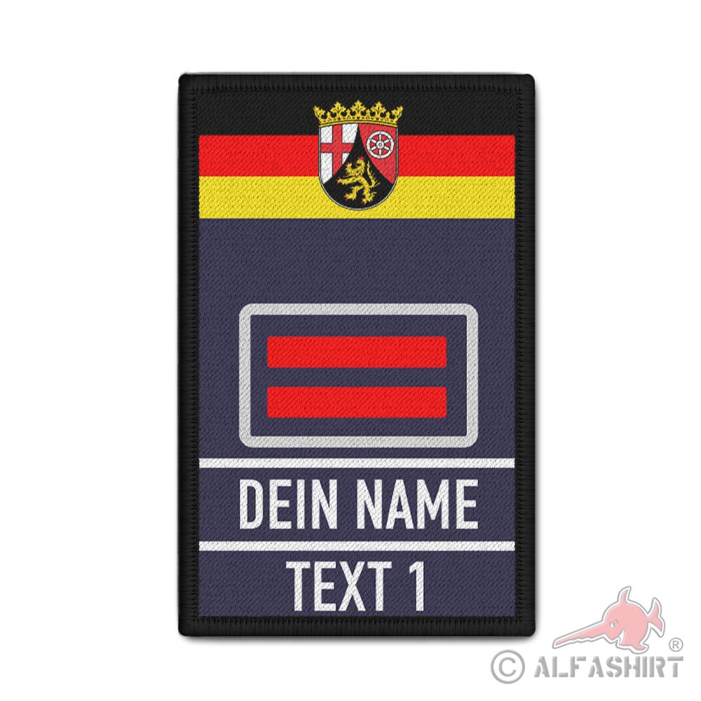 Rank Patch Fire Brigade Chief Fire Officer RPL Rank Volunteers 9.8 x 6cm # 37672