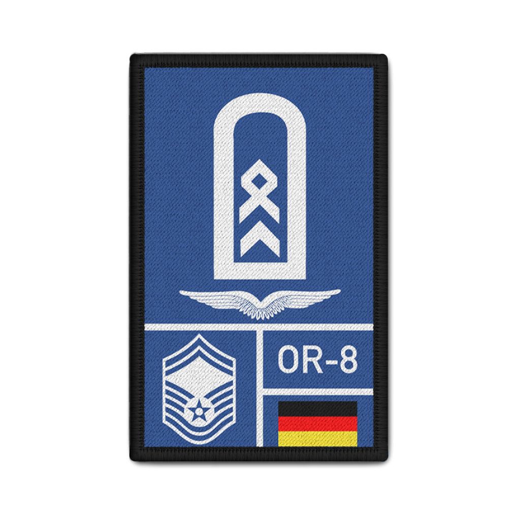 Rank Patch Bundeswehr Heer Luftwaffe Marine Navy Blau #BW-Patch