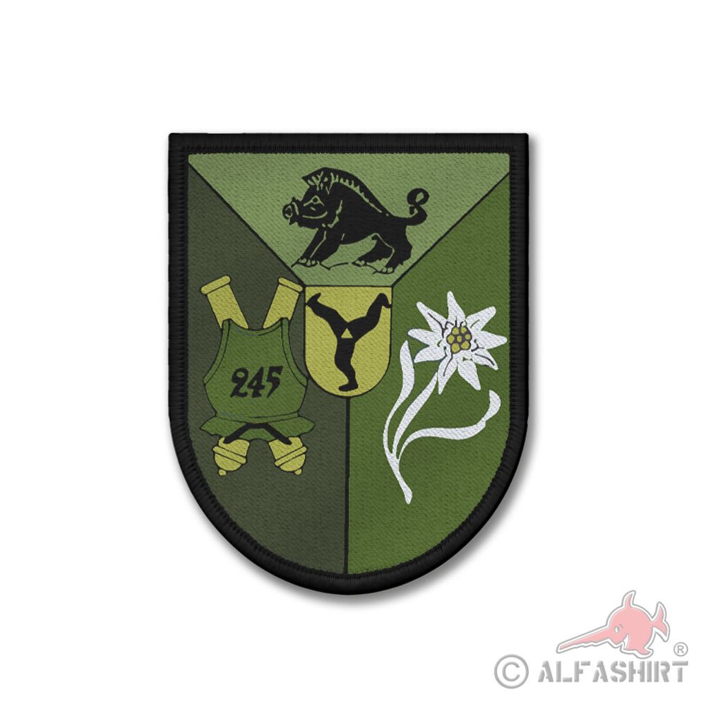Patch GebPzArtBtl 245 camouflage colors camouflage Bundeswehr Army artillery reconnaissance #42941