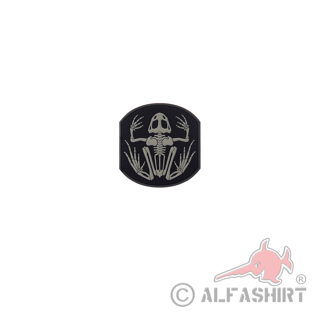 3D Rubber Patch Navy Seals Team Three Wappen Paintball Alfashirt 7x7 cm #26926