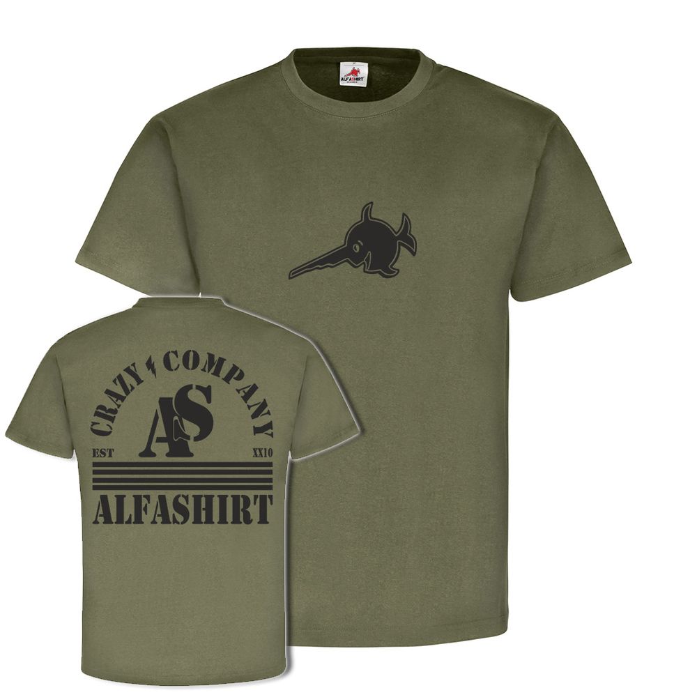 The Best Company Alfashirt Militär Sägefisch Stolz Firmenshirt Soldaten #22262