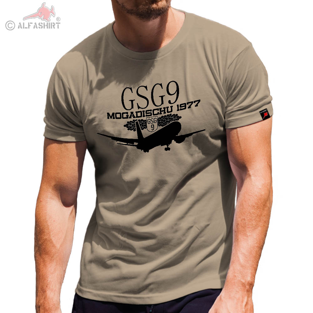 GSG9 Mogadischu 1977 Operation Zauberfeuer Flugzeugentführung T Shirt #4727