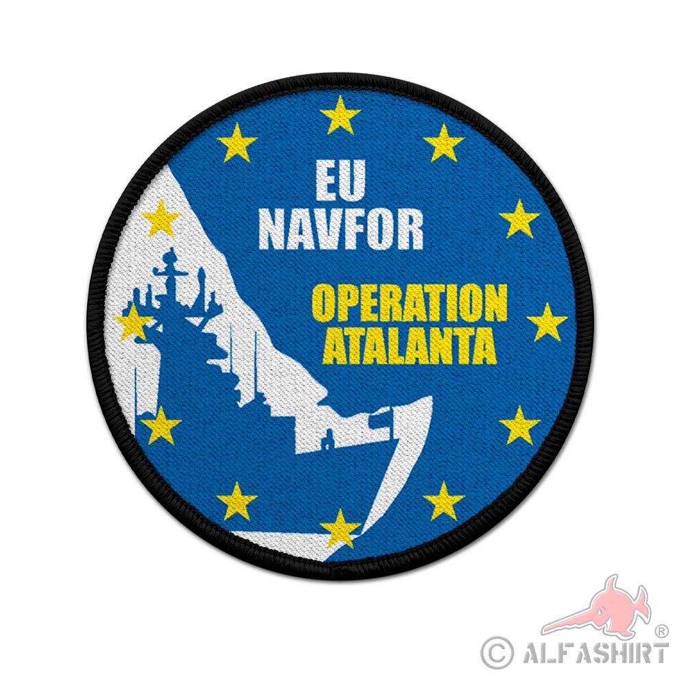Patch Operation Atalanta EU NAVFOR Somalia Marine Abzeichen Aufnäher#45233