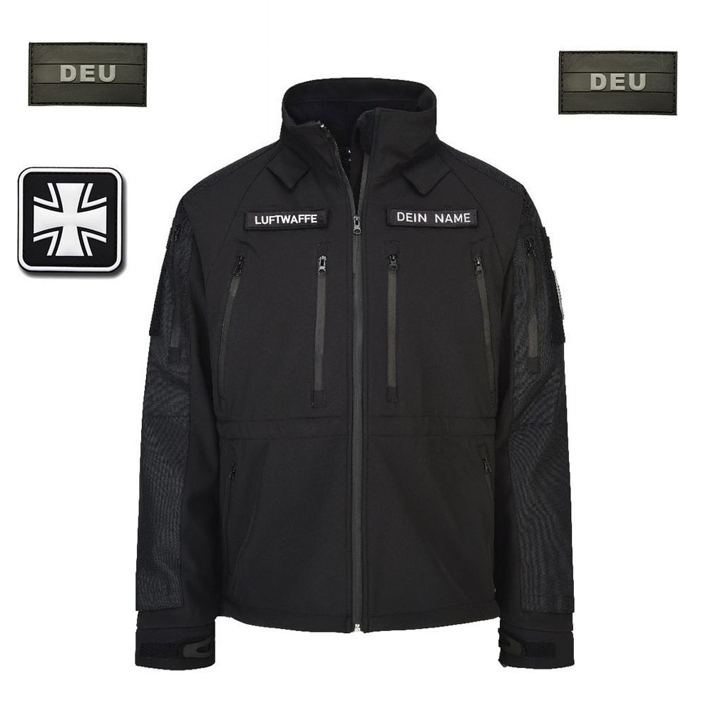 Veteranen Tactical Softshell-Jacke BW Heer Luftwaffe Marine Bundeswehr #32488
