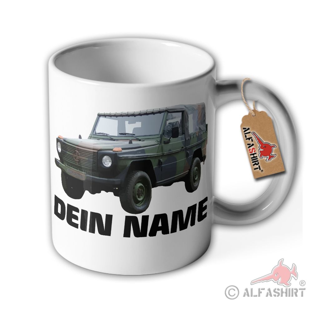 Tasse G Model Wolf Personalisiert Bundeswehr BW SUV Geländewagen Deko #39629
