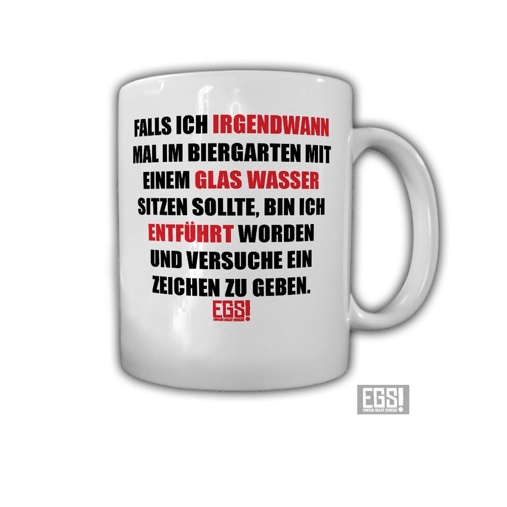 Entführung Biergarten Sommer Fun Humor Spruch Bier Beer Urlaub Tasse #29112