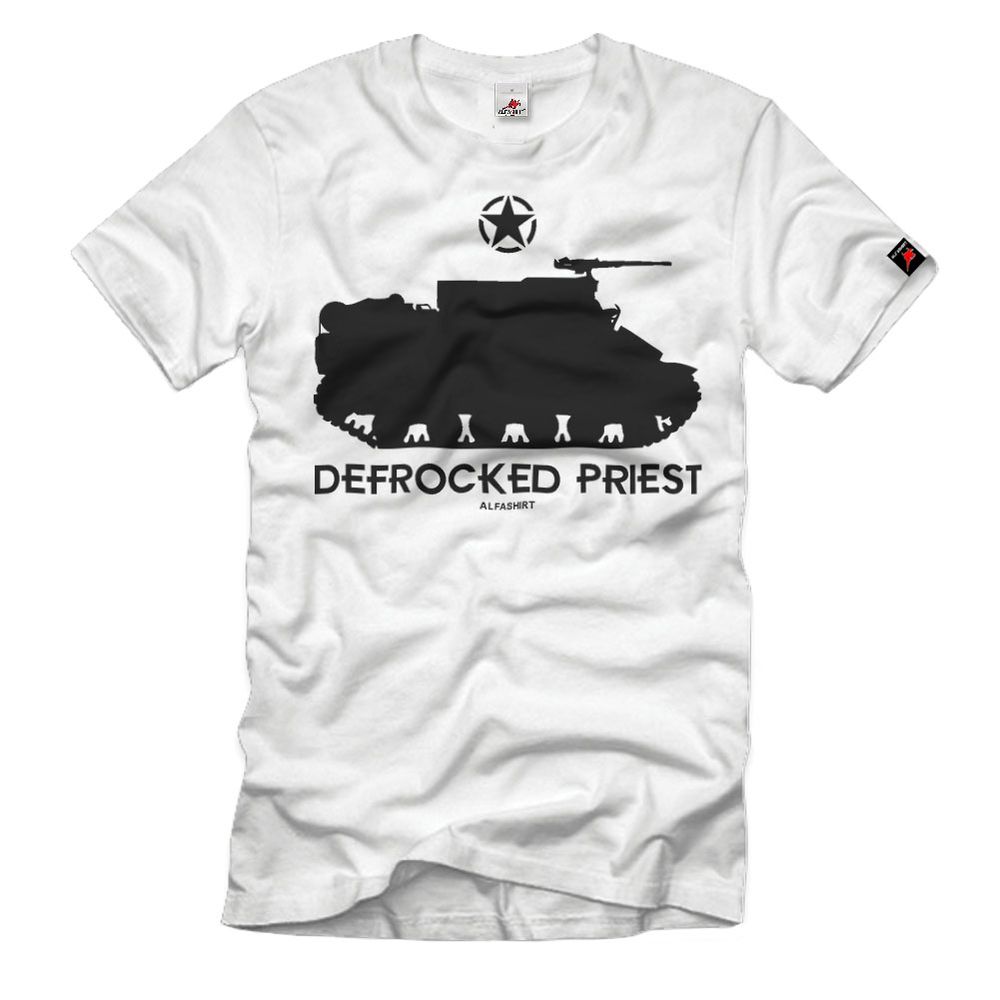 Defrocked Priest Panzer Mannschaftstransporter M7 Priest T-Shirt#32949