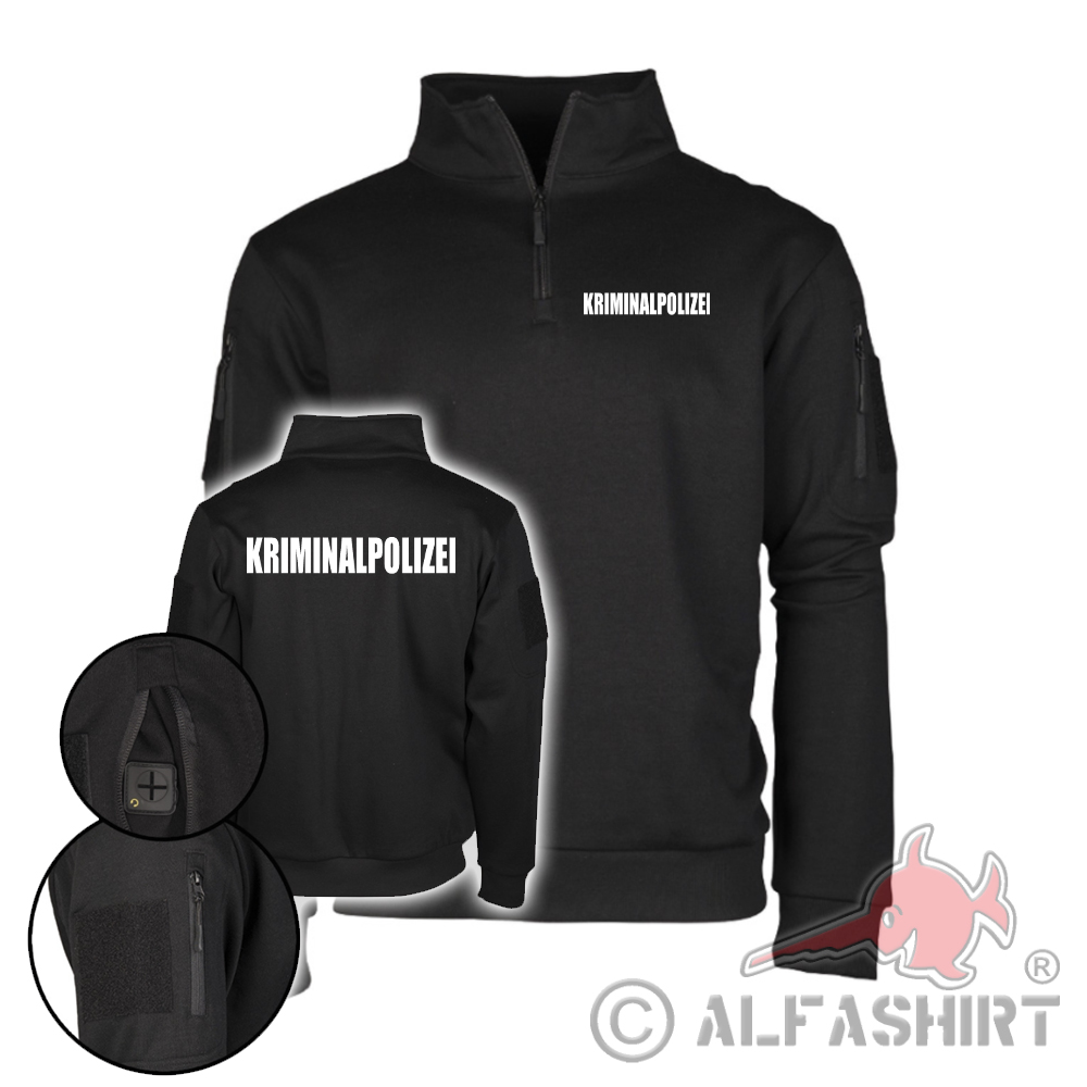 Tactical Sweatshirt Kriminalpolizei Sicherheit Kripo Polizei Pullover #38522