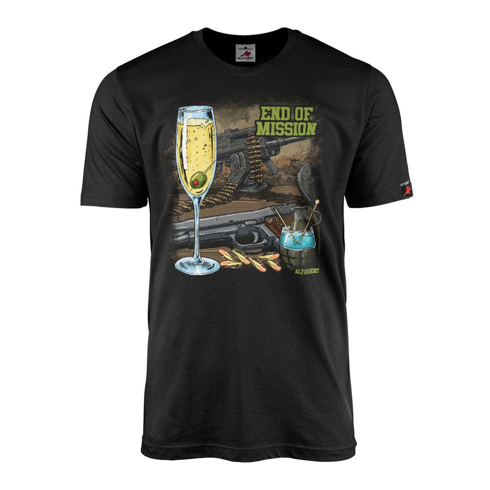 T-Shirt End of Mission Summer Vibes Beach Love Gun MG Sekt Tactical#46493