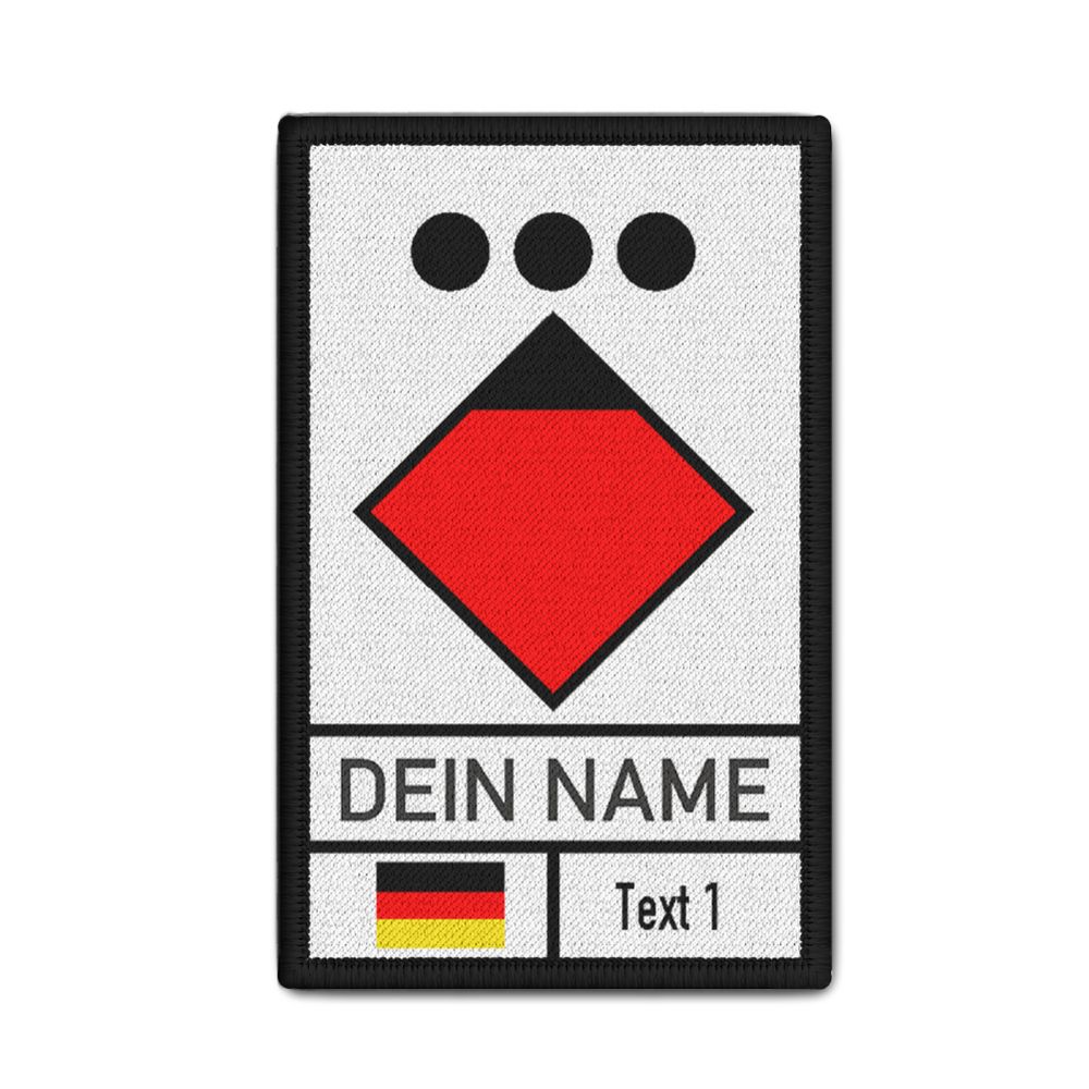Patch train driver fire department rescue station service control center Velcro # 35104