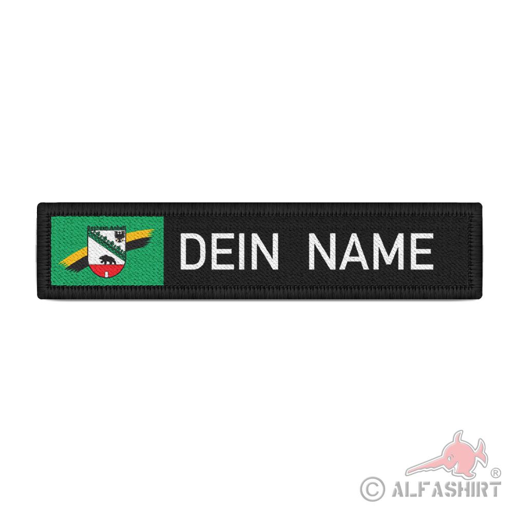 Namenspatch pesonalisierbar Sachsen-Anhalt LSA Deutschland Wappen #41588