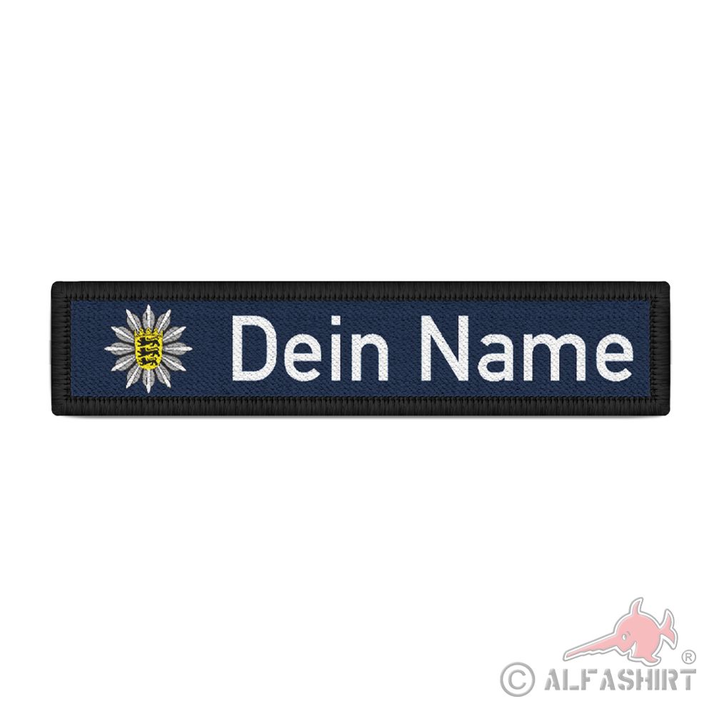 Namenschild Polizei Baden Würtemberg Dein Name Personalisert Wunschtext #40894