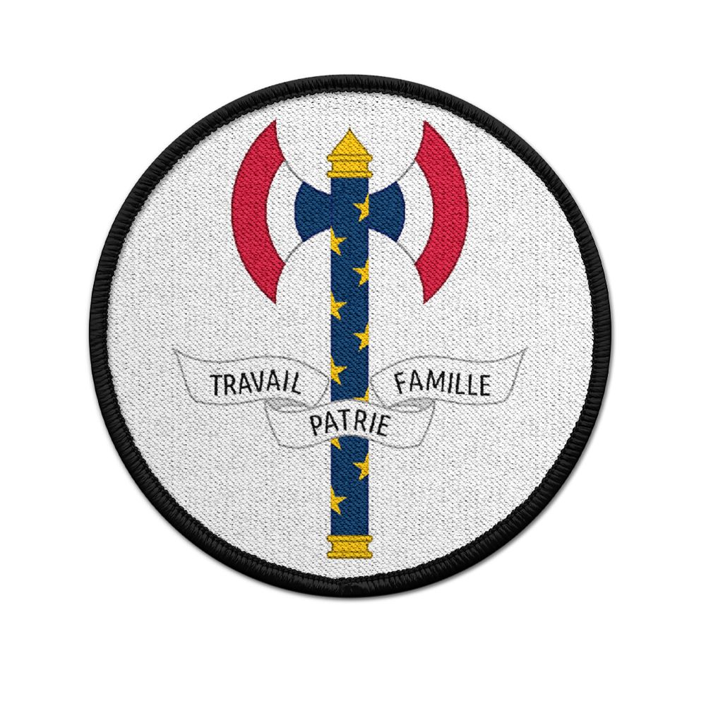 Patch Régime de Vichy Frankreich Axt État francais Philippe Travail #32892