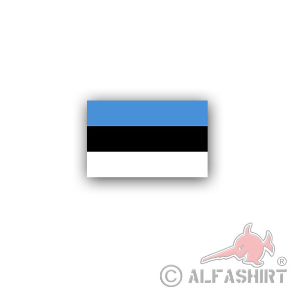 Aufkleber/Sticker Estland Flagge Eesti Vabriik Staat Nordeuropa 11x7cm A2945