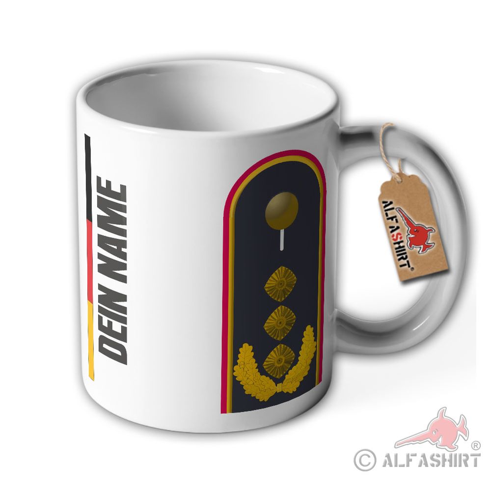 PERSONALISIERT Tasse Generalleutnant Luftwaffe Bundeswehr Schulterstück #37513
