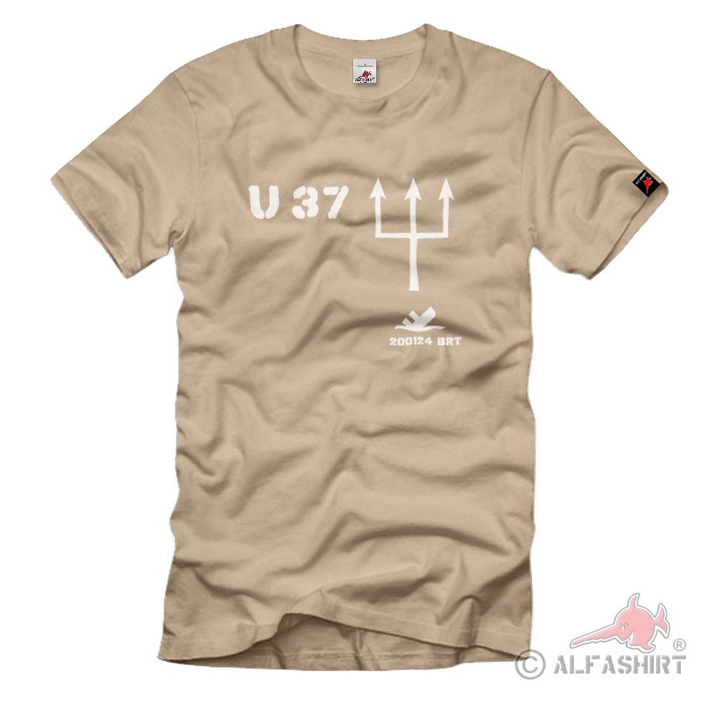 Militär Marine WH U-Boot 37 WK Kampf U Boot Torpedo Teufel- T Shirt #2190