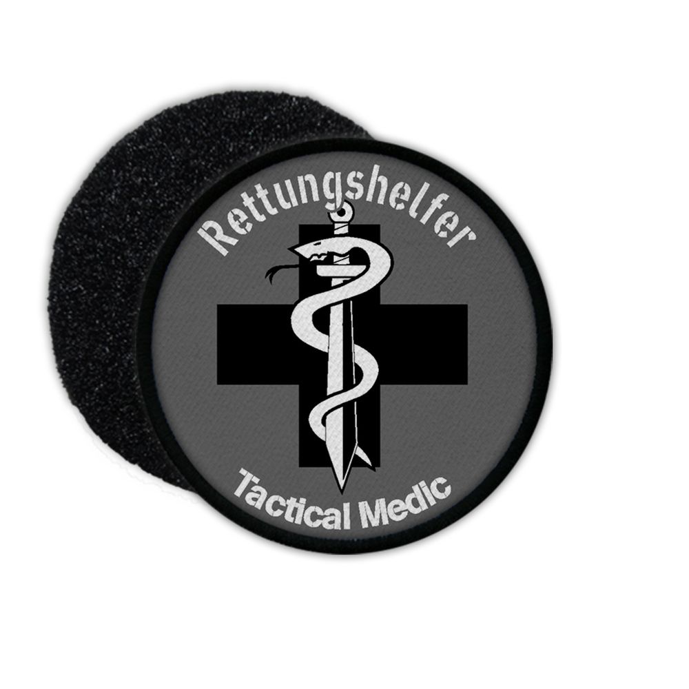 Patch Rettungshelfer Aufnäher Klett Sanitäter Polizei Bundeswehr Tactical #33142