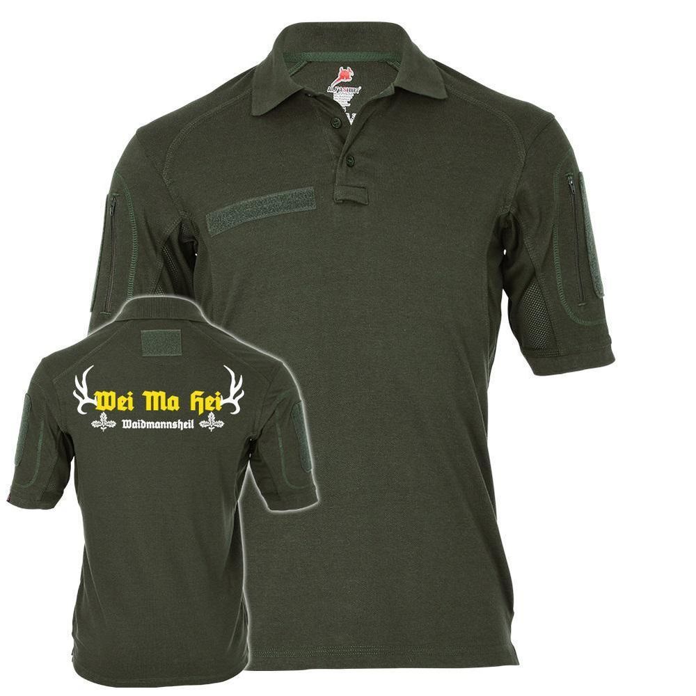 Tactical Poloshirt Alfa - Weidmannsheil WeiMaHei Jäger Jagdgruß Jagd #19064