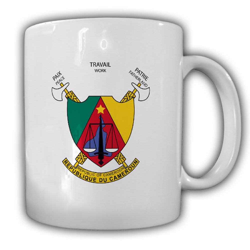 Republic of Cameroon Wappen_Emblem Coffee Mug # 13532