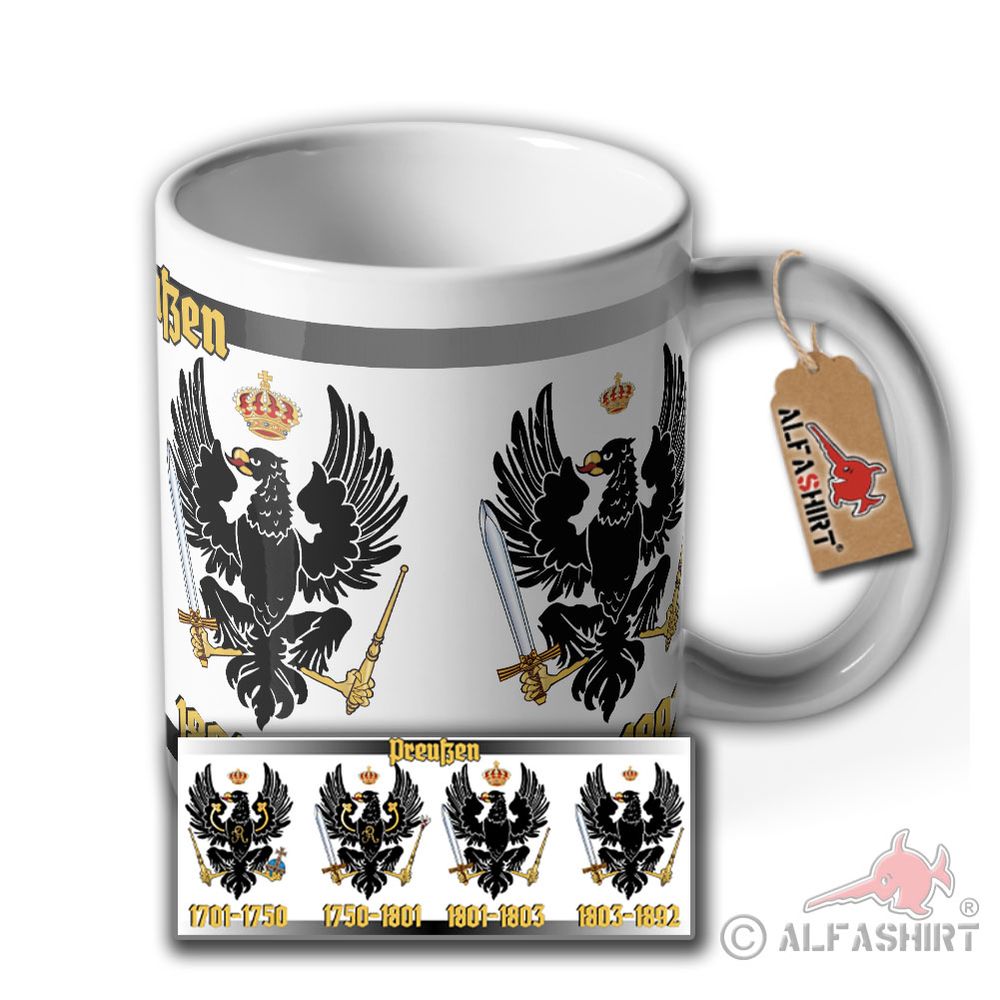 Cup Prussia Province Kingdom of Prussia Flag Coat of Arms Mug Coffee #38826