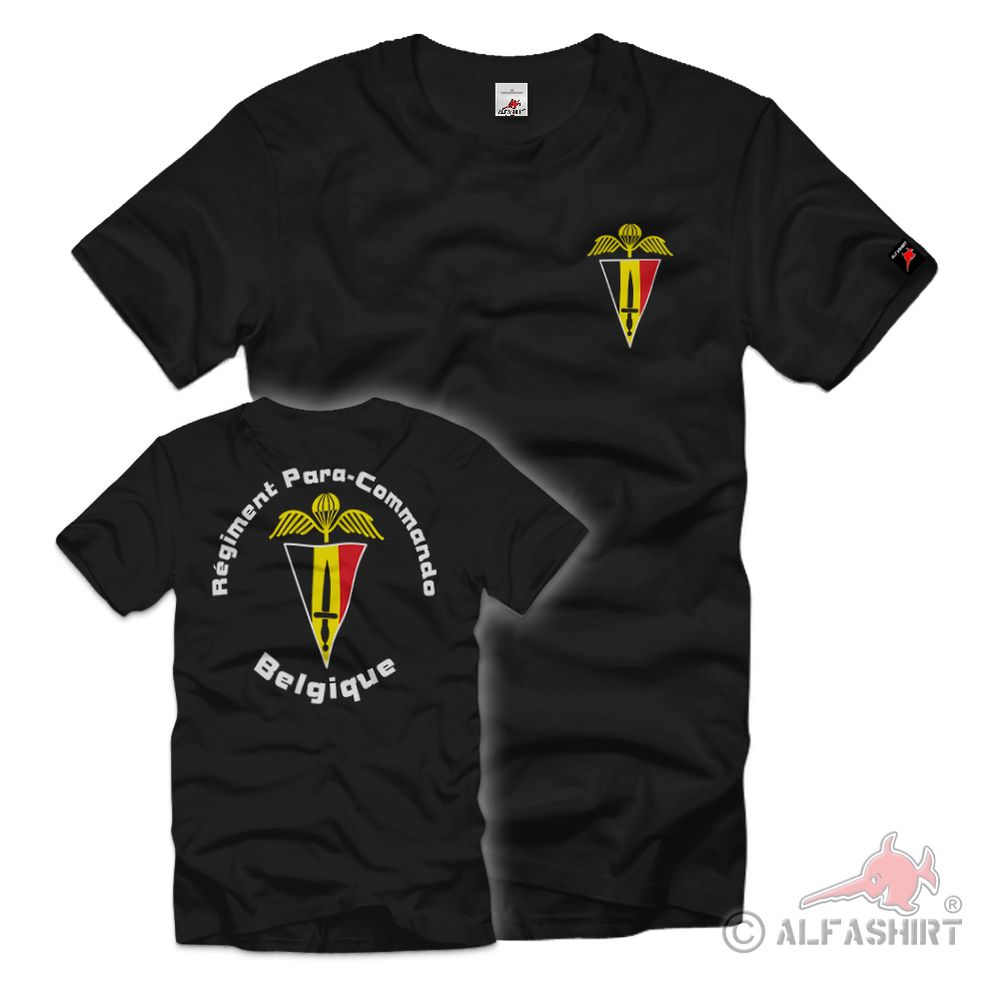 Para Commando Brigade Belgian Paratroopers Army Unit T-Shirt #39642