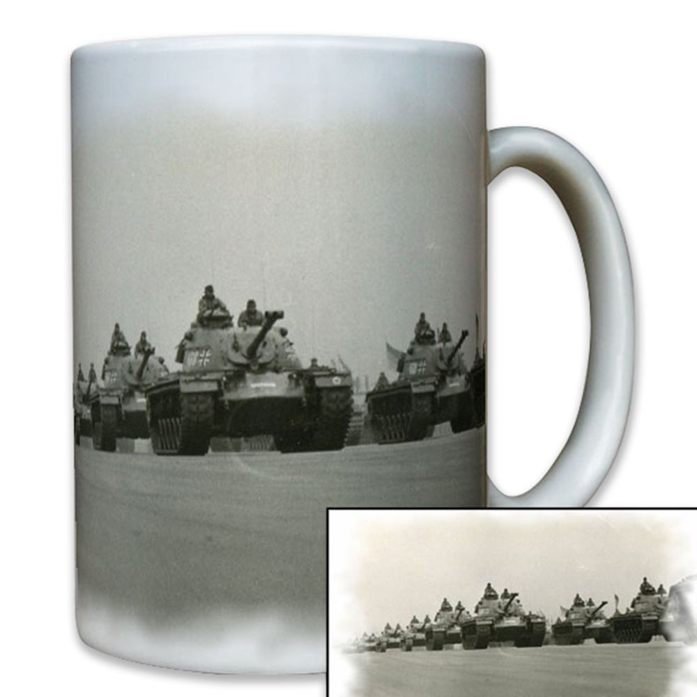 Bundeswehr Panzer Parade Deutschland M48 Patton Panzertruppe - Tasse #8063 