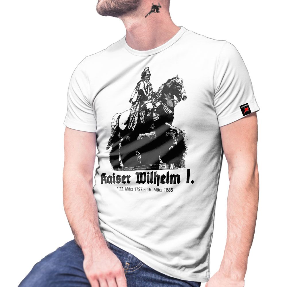 Kaiser Wilhelm der I Preußen Denkmal Reiterstatur Friedrich T Shirt #27802