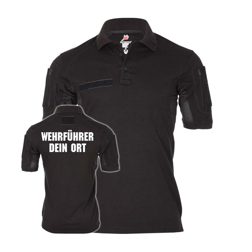 Tactical Polo Wehrführer Personalisiert Feuerwehr Leiter Freiwillige #32818