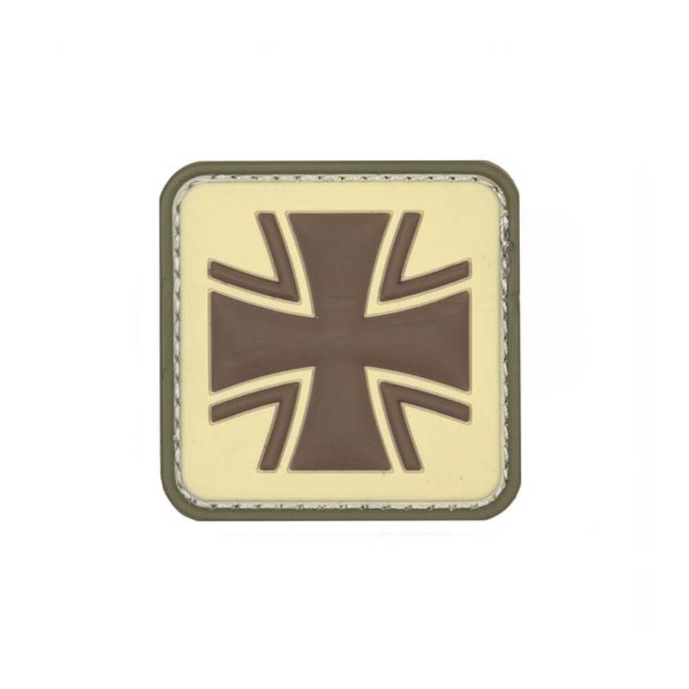 Balkenkreuz Patch 3D Rubber Bundeswehr Abzeichen Aufnäher Emblem 5cm #23044