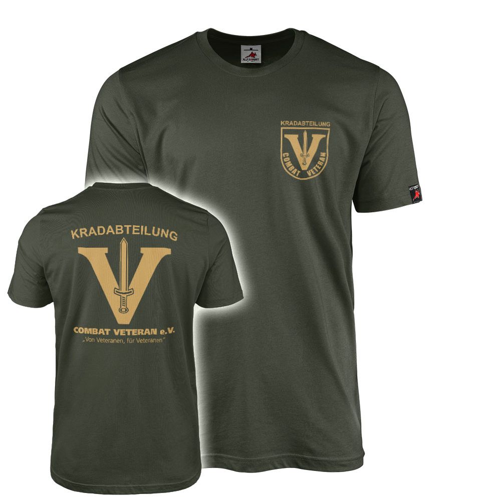T-Shirt Combat Veteran e.V. Kradabteilung #K03601