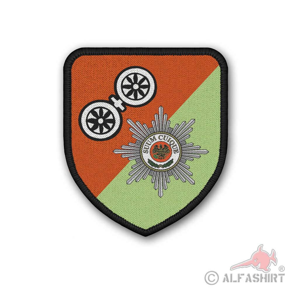 Patch 7,5x6,5cm FJgBtl Feldjägerbataillon 740 Feldjägertruppe Suum Cuique #43893