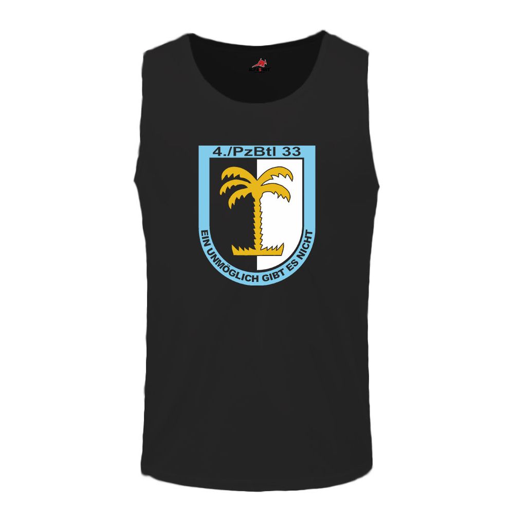 Tank Battalion 33 German Armed Forces Badge Pzbtl33 Unit Tank Top # 16431