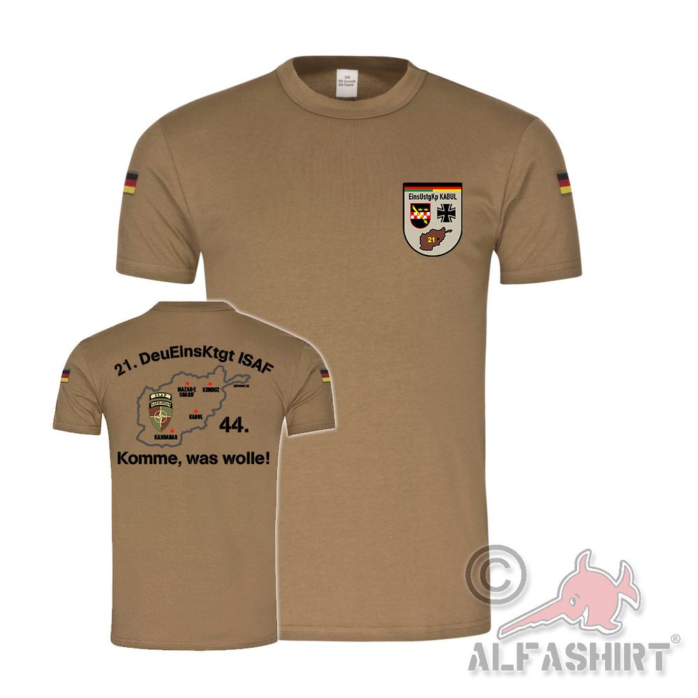 BW Tropen EinsUstgKp KABUL 21 ITBtl 282 ISAF BW Einsatz T-Shirt #40062