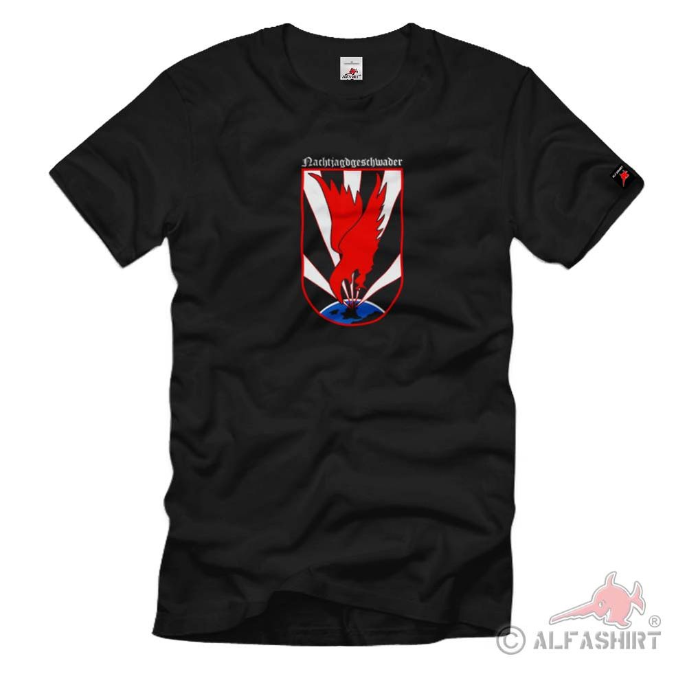 Nachtjagdgeschwader Der Helle Riegel Luftwaffe Wk2 Wappen Emblem T Shirt#1841