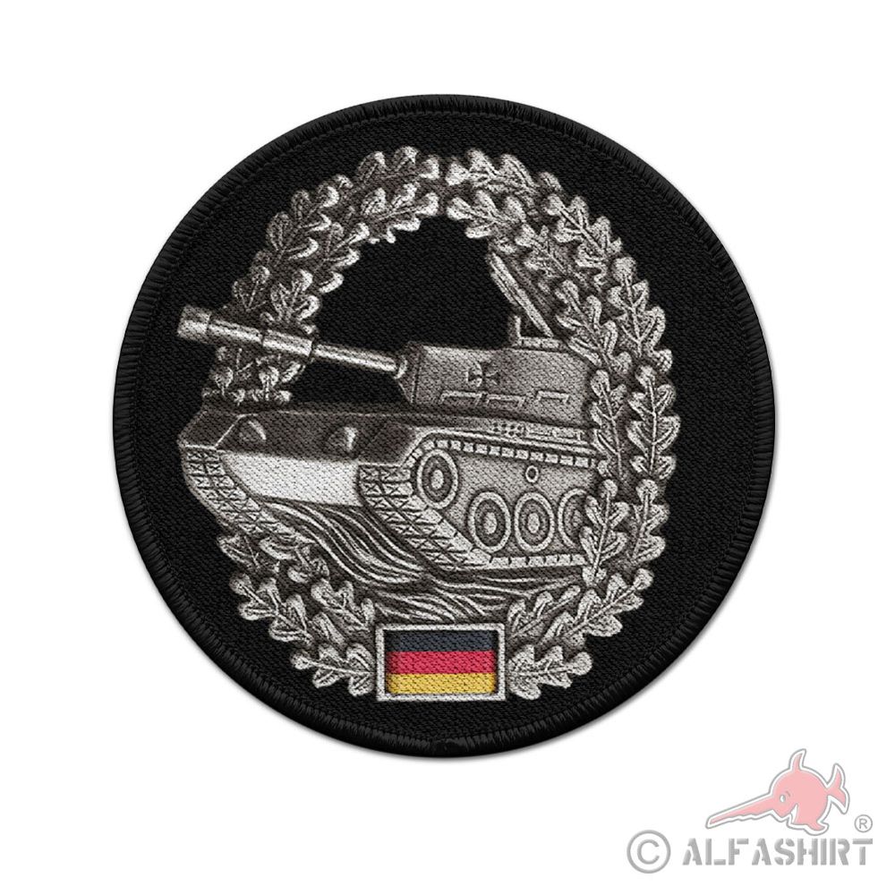 Patch BW Panzertruppe PzT Abzeichen Einheit Bundeswehr Barett BW #41296