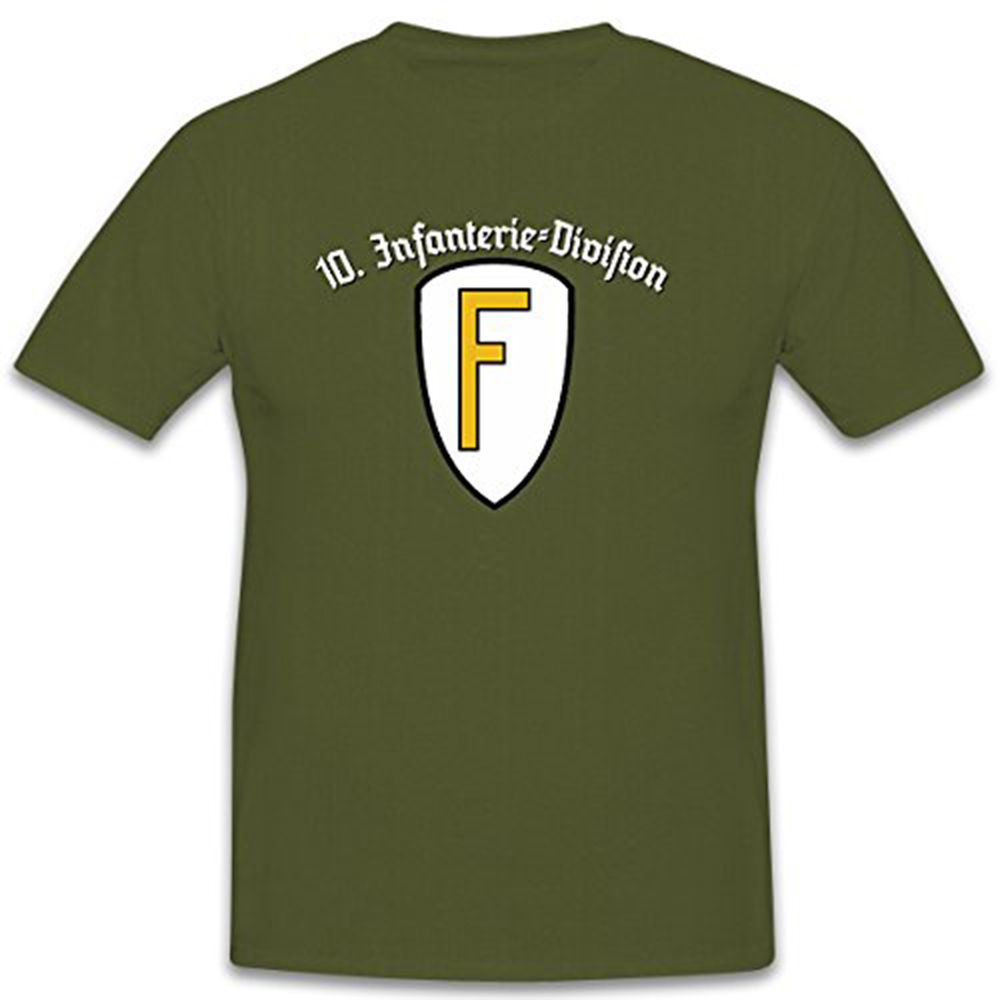 10InfDiv Infanterie Division Wh Wk Militär Deutschland Regensburg- T Shirt #9938