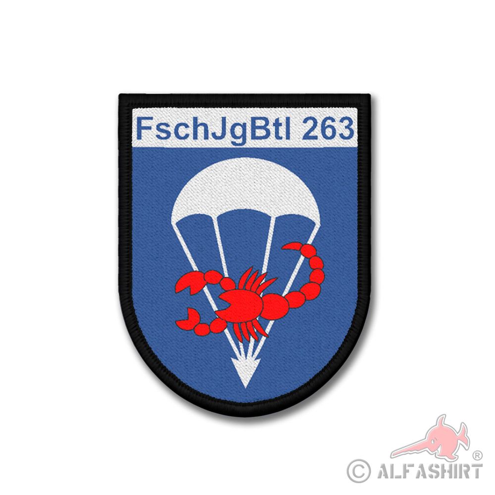 Patch FschJgBtl 263 Fallschirmjägerbataillon Zweibrücken BW Wappen #38424