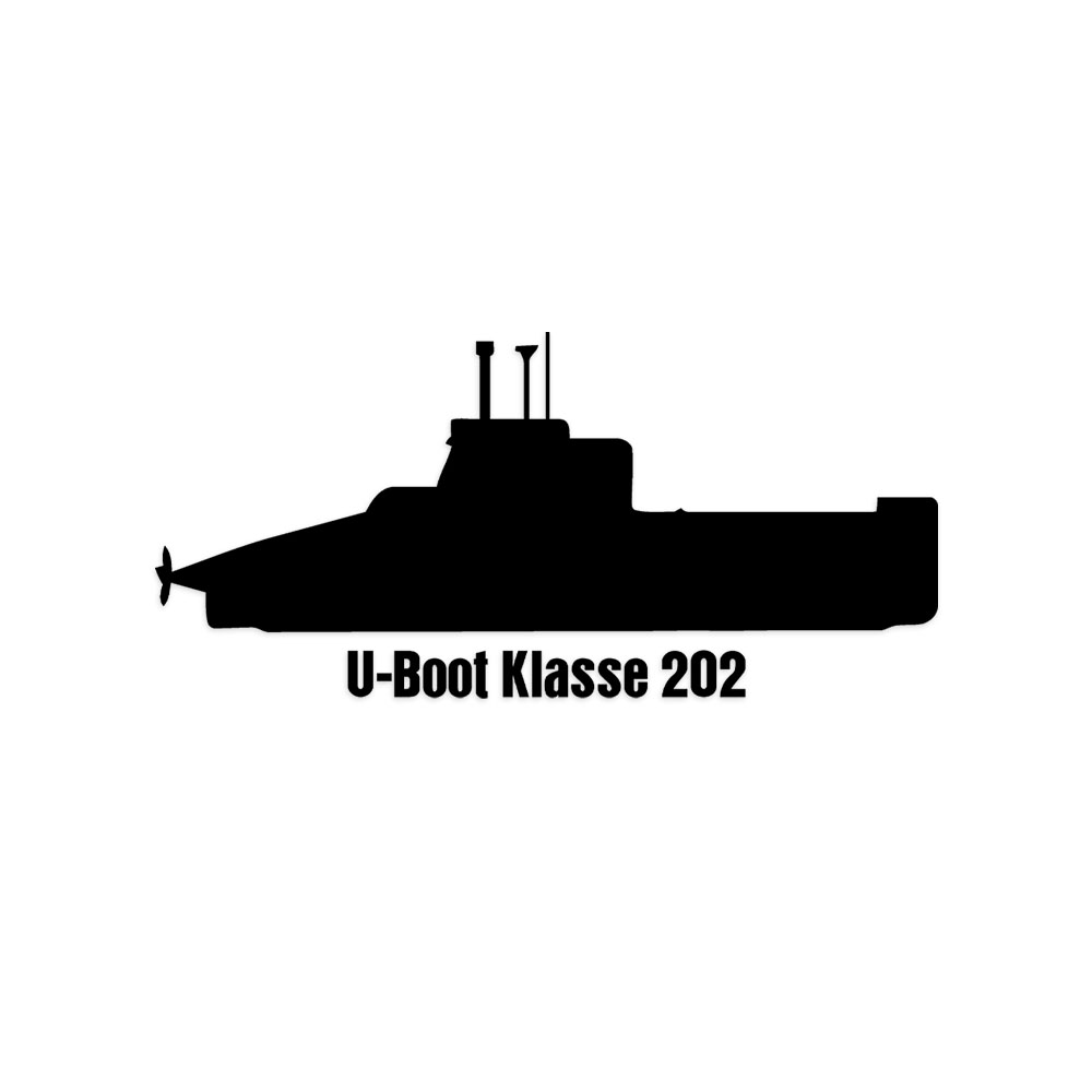 Wandtattoo U-Boot Klasse 202 Küstenschutz Ostsee Bremen Erprobungsträger  #A6229