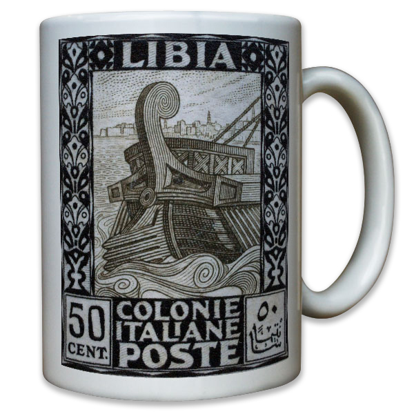LIBIA Colonie Italiane Poste 50 Cent Briefmarke Stamp Italien - Tasse #9954 t
