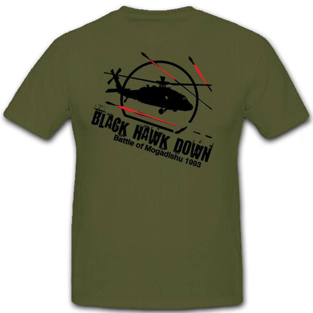 Black Hawk Down Battle of Mogadishu 1933 Somalia Schlacht - T Shirt #8720
